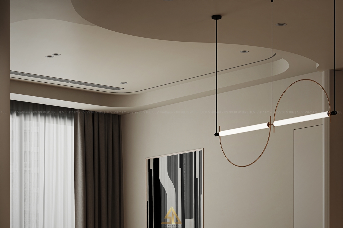Thiết kế trần nhà ấn tượng (Nguồn ảnh: SLV Vietnam)