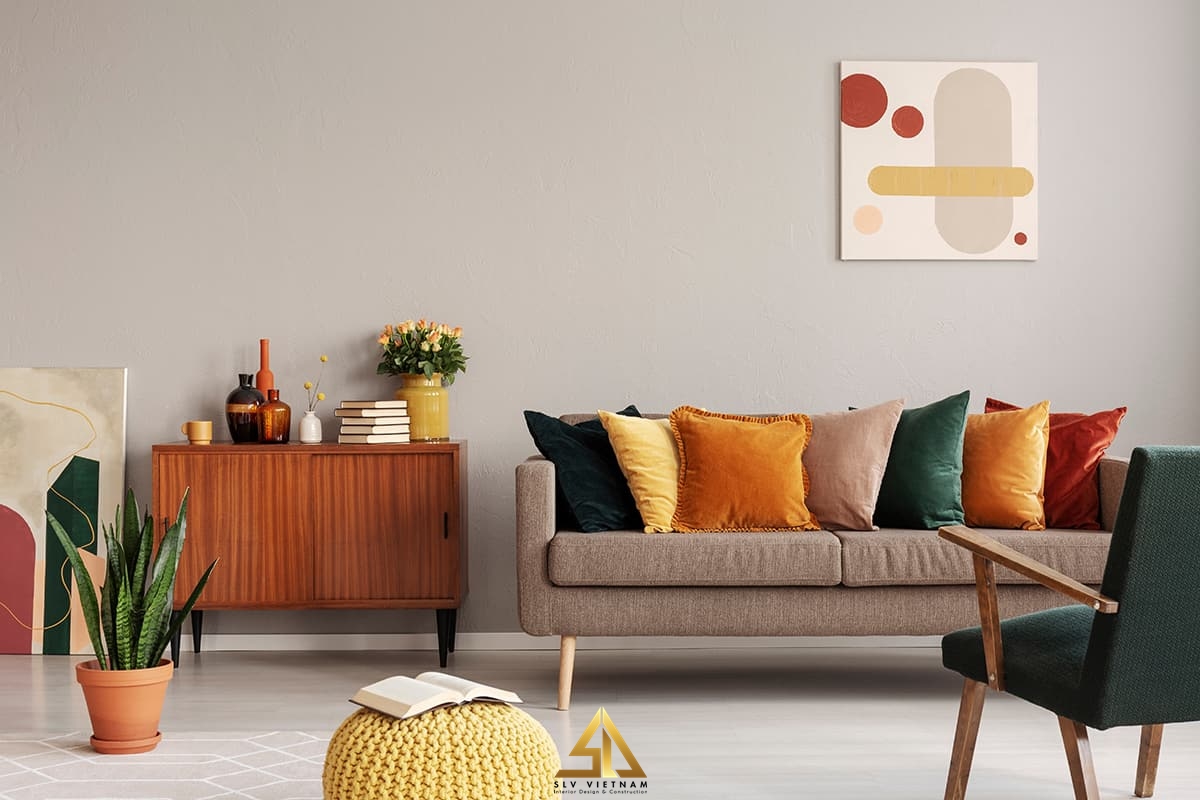 Sắp xếp nội thất sát vách tường tiết kiệm diện tích (Nguồn ảnh: Sưu tầm)