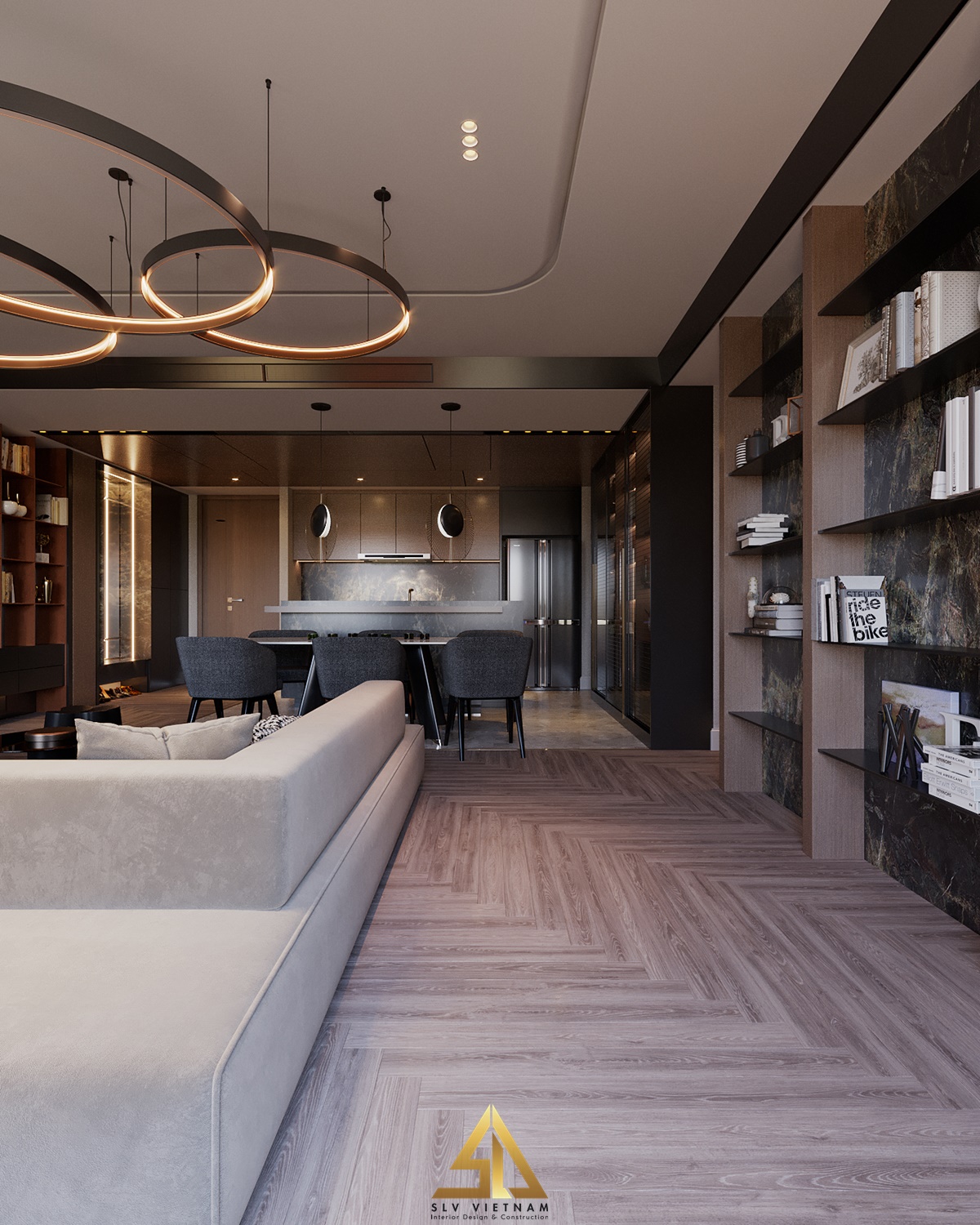 Khách bếp (view 1) SLV Vietnam