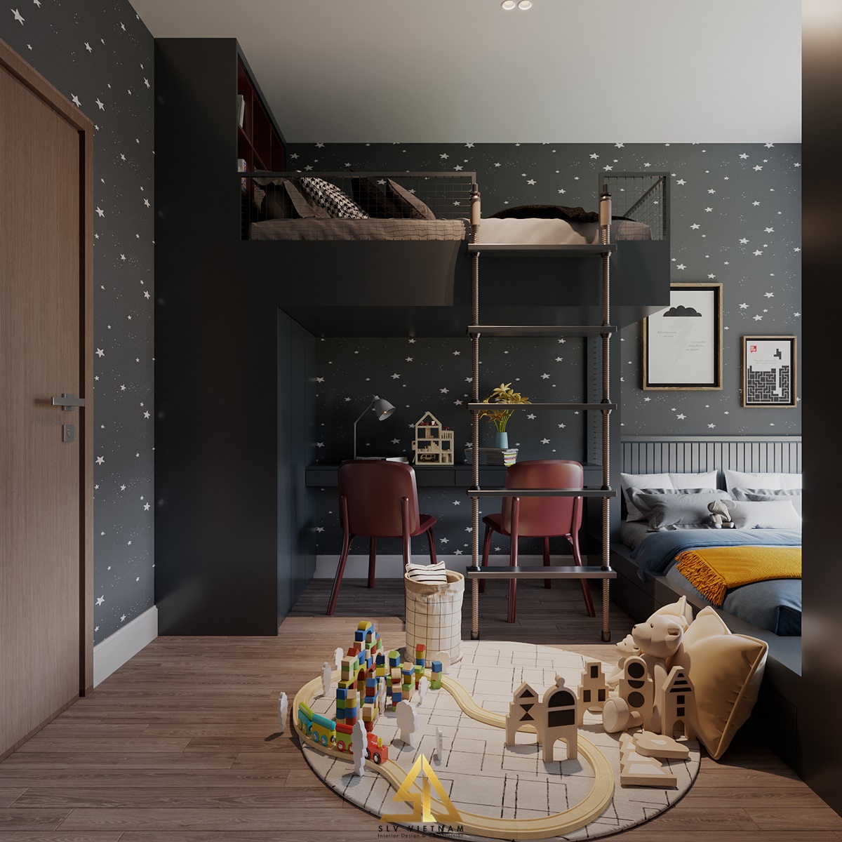 Phòng ngủ trẻ em (view 2) SLV Vietnam