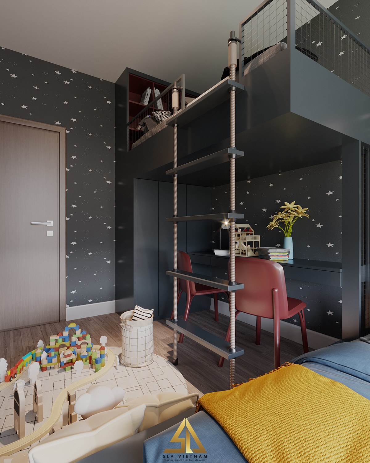Phòng ngủ trẻ em (view 3) SLV Vietnam