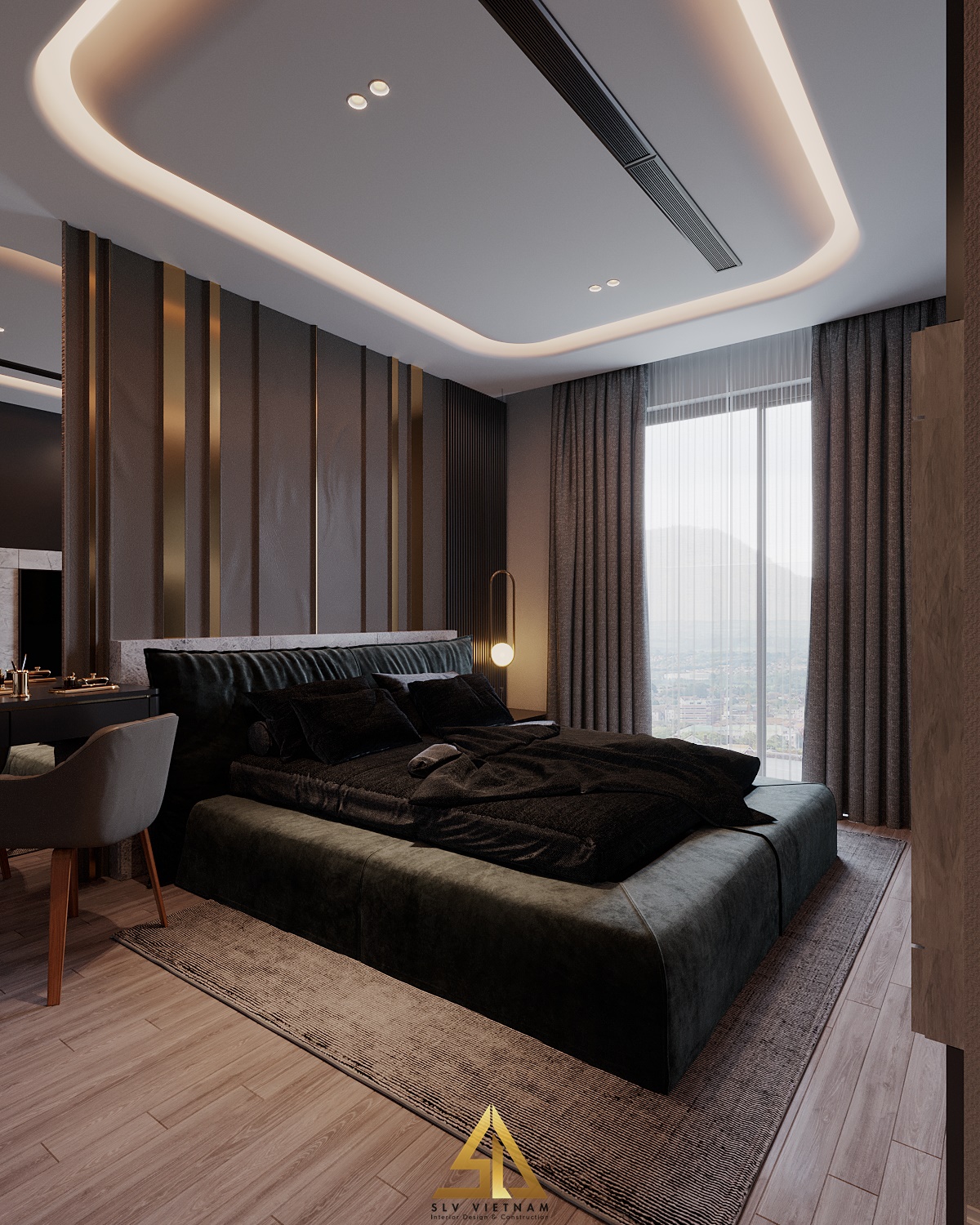 Phòng ngủ master (view 2) SLV Vietnam