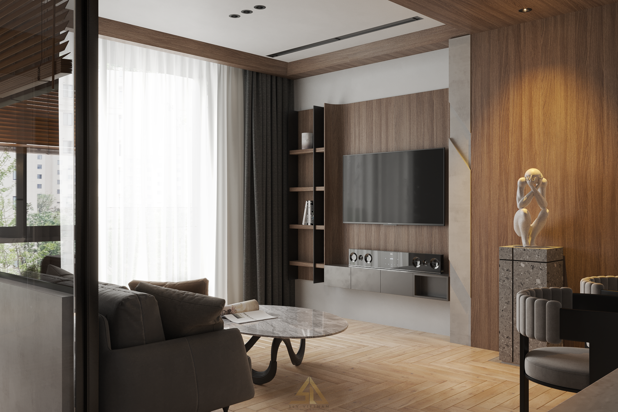 Phòng khách (view 1) SLV Vietnam