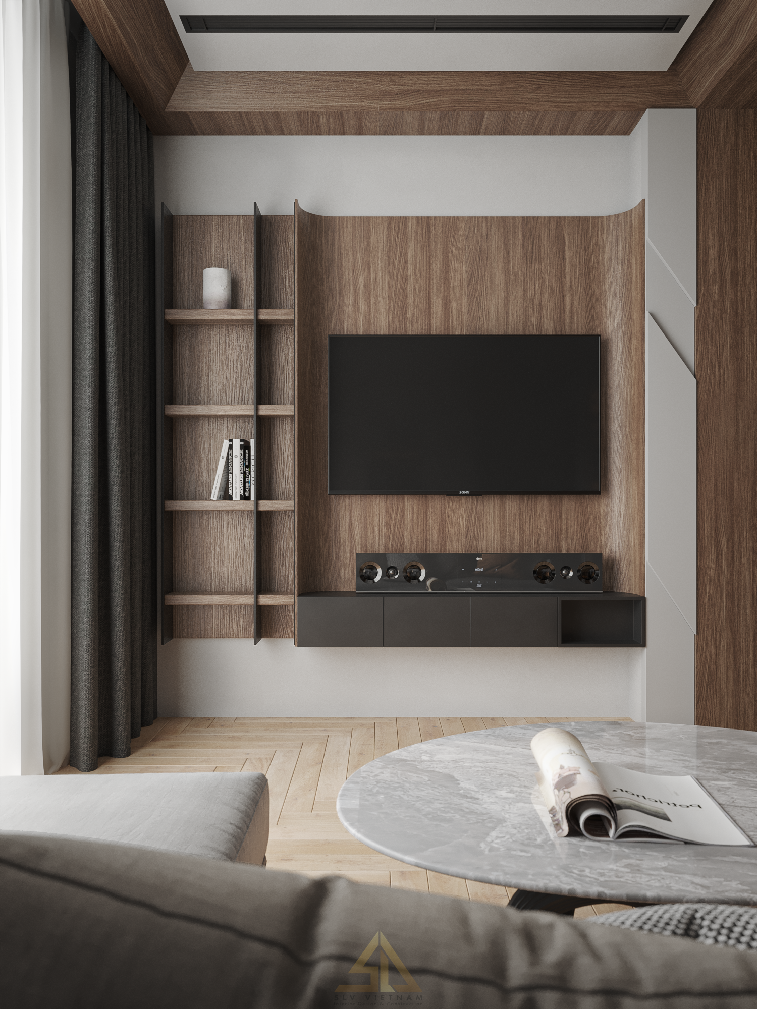 Phòng khách (view 3) SLV Vietnam