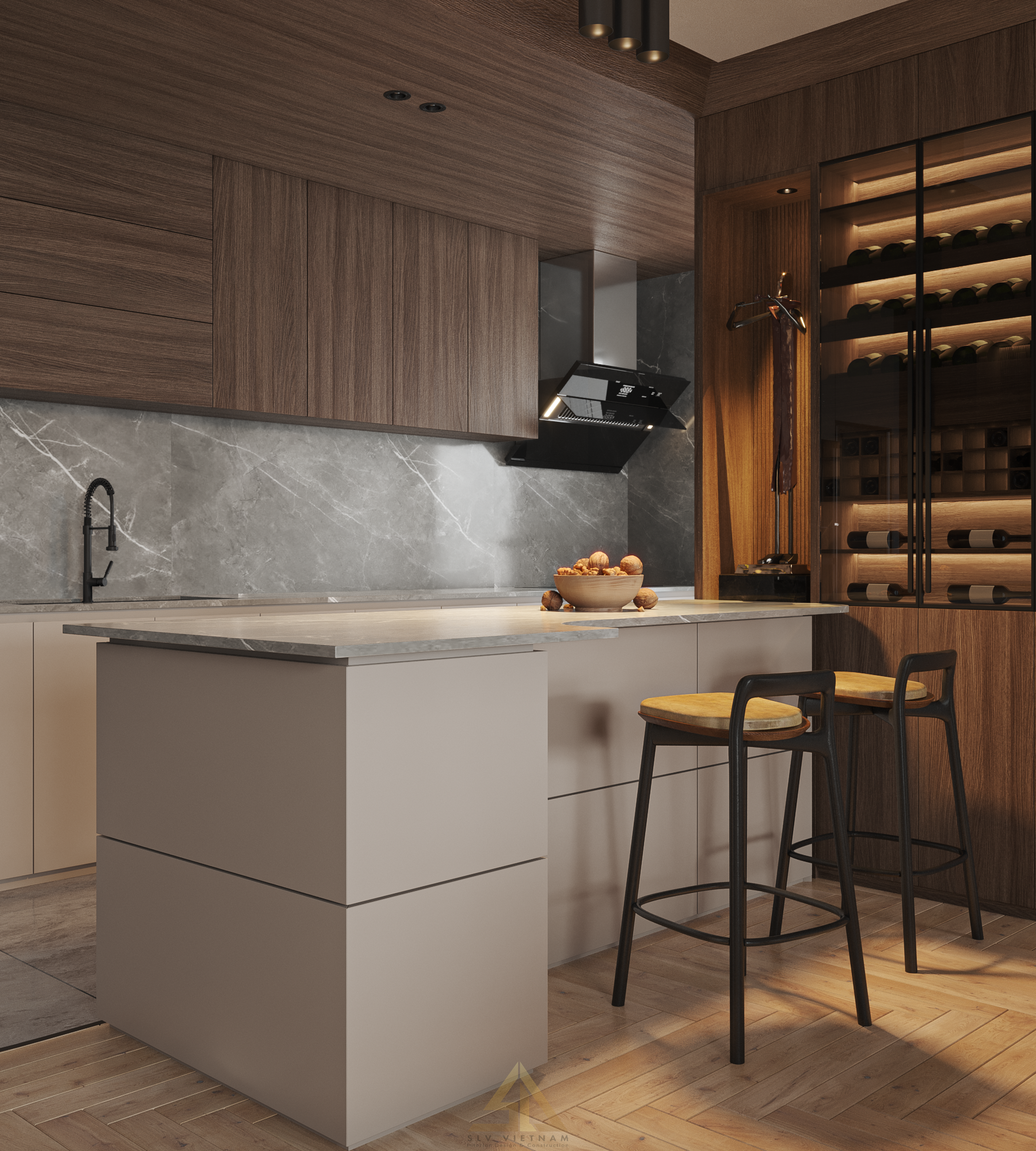 Phòng bếp (view 2) SLV Vietnam