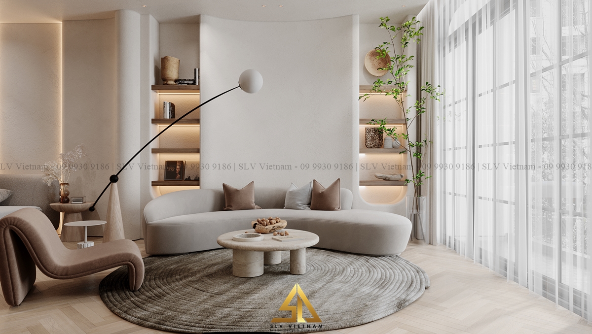 Đồ nội thất kiểu dáng bo tròn đẹp mắt (Nguồn ảnh: SLV Vietnam)