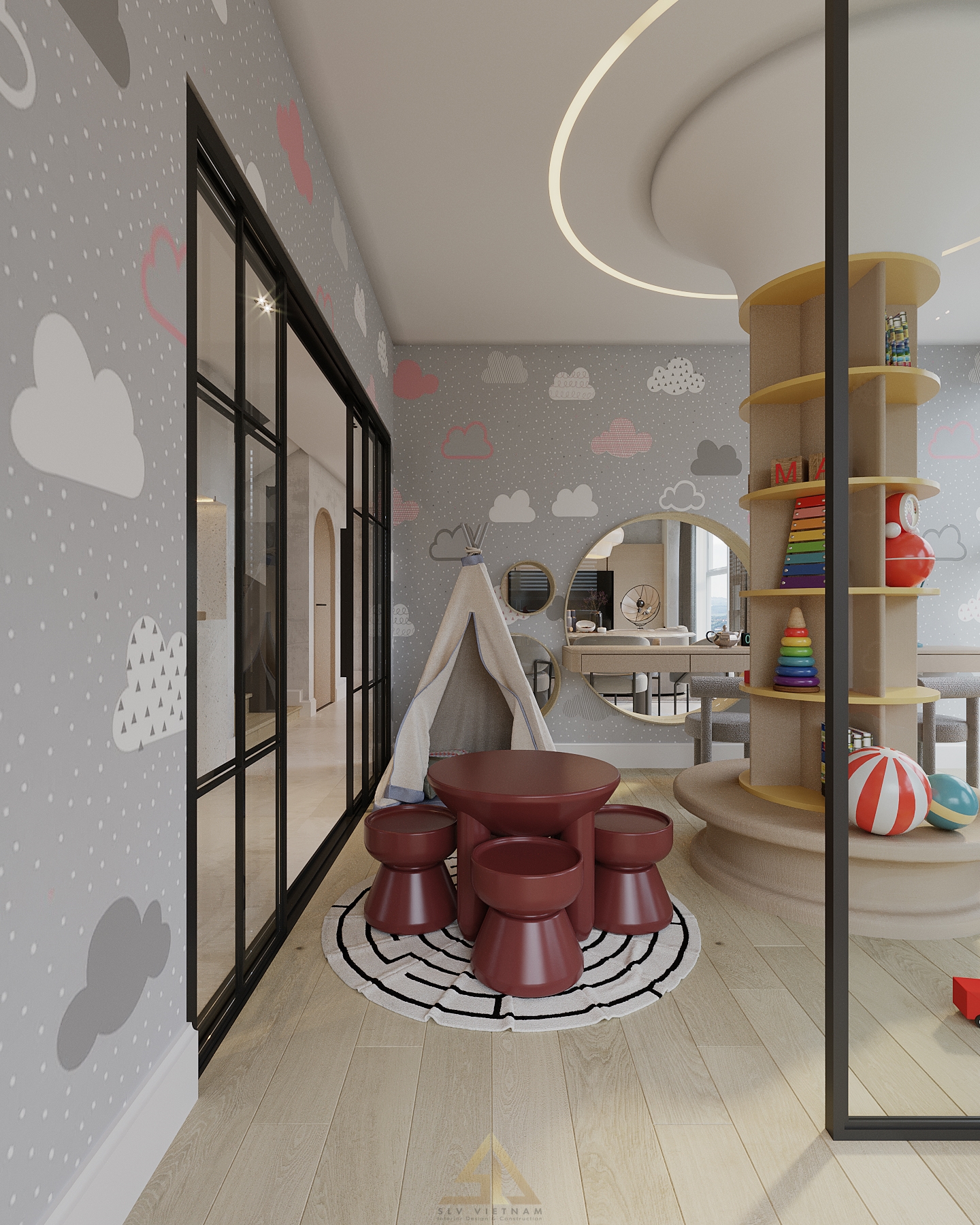 Phòng ngủ trẻ em (view 4) SLV Vietnam