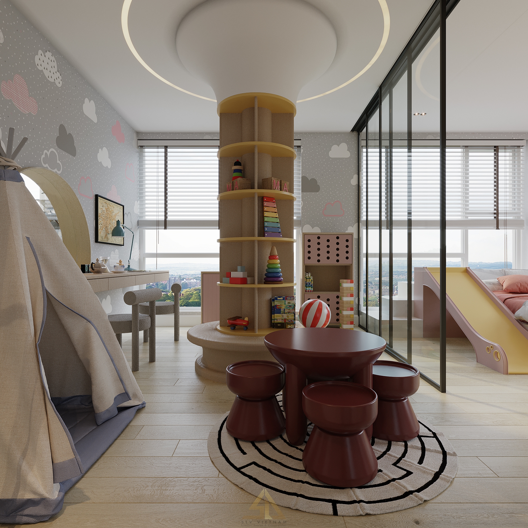 Phòng ngủ trẻ em (view 3) SLV Vietnam