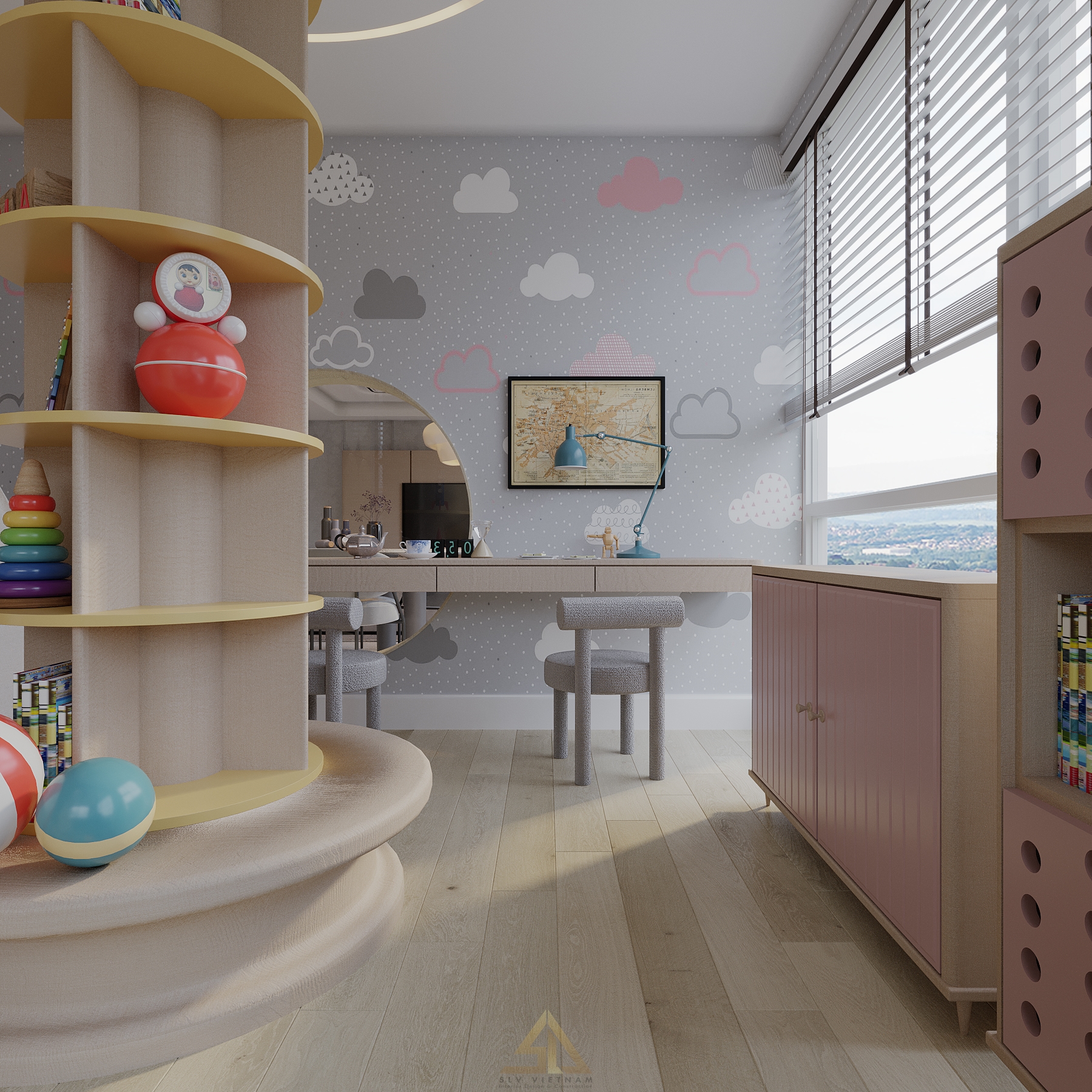 Phòng ngủ trẻ em (view 2) SLV Vietnam