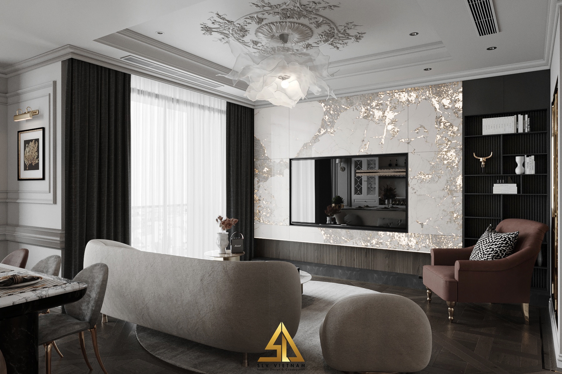 Phòng khách (view 1) SLV Vietnam