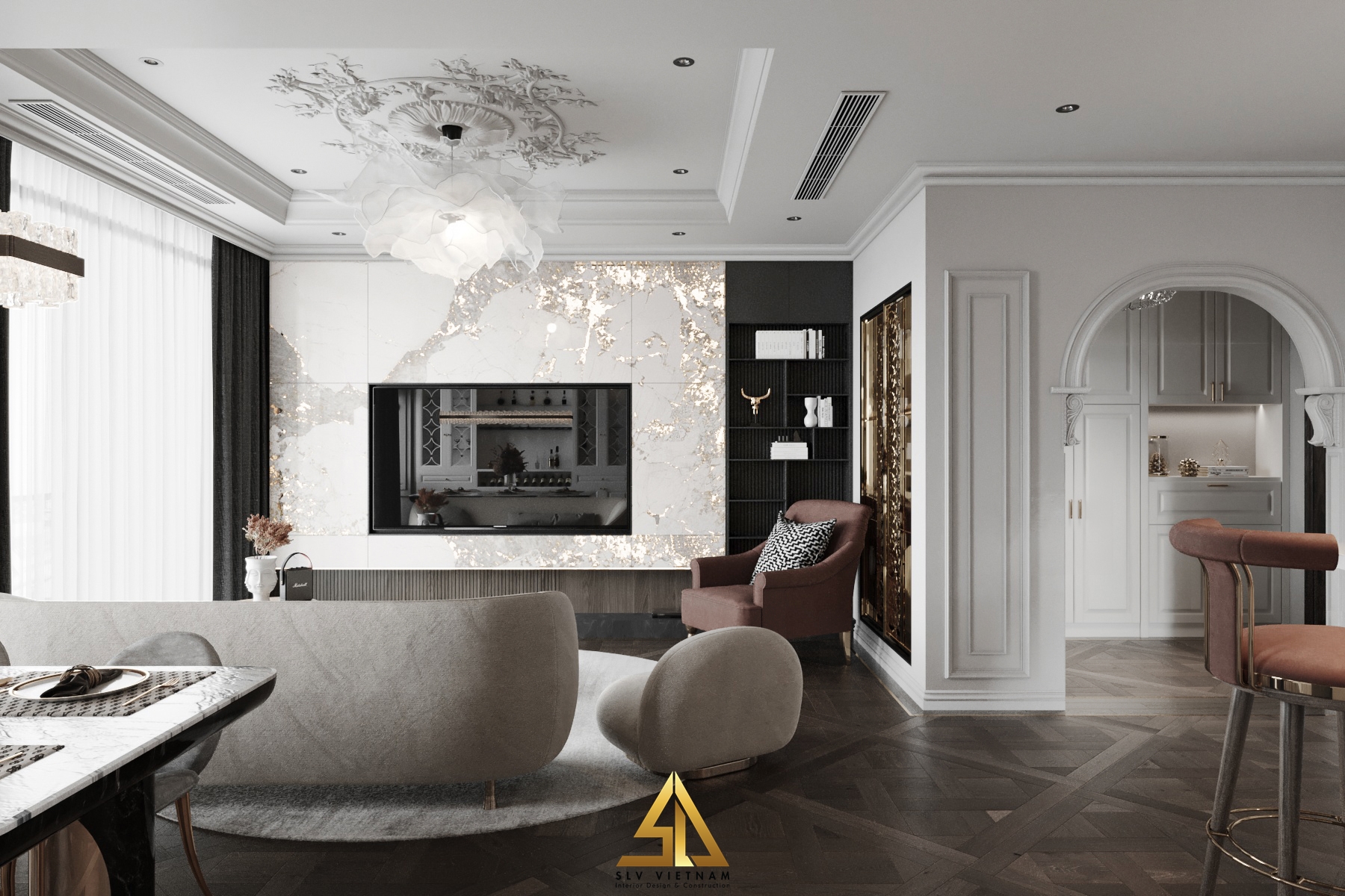 Phòng khách (view 3) SLV Vietnam