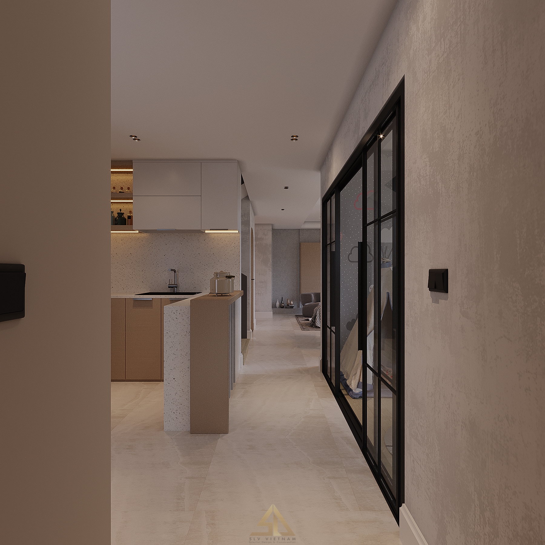 Phòng bếp (view 2) SLV Vietnam