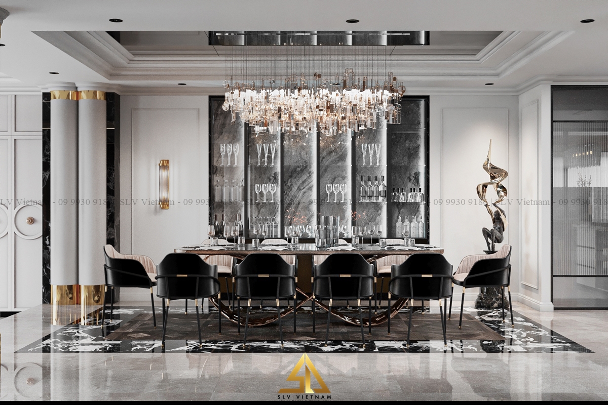 Nội thất có màu sắc tương phản ấn tượng (Nguồn ảnh: SLV Vietnam)