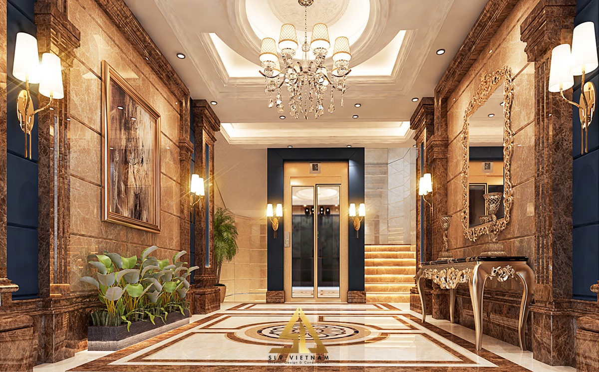 Đối xứng là yếu tố quan trọng của thiết kế phong cách cổ điển (Nguồn ảnh: sưu tầm)