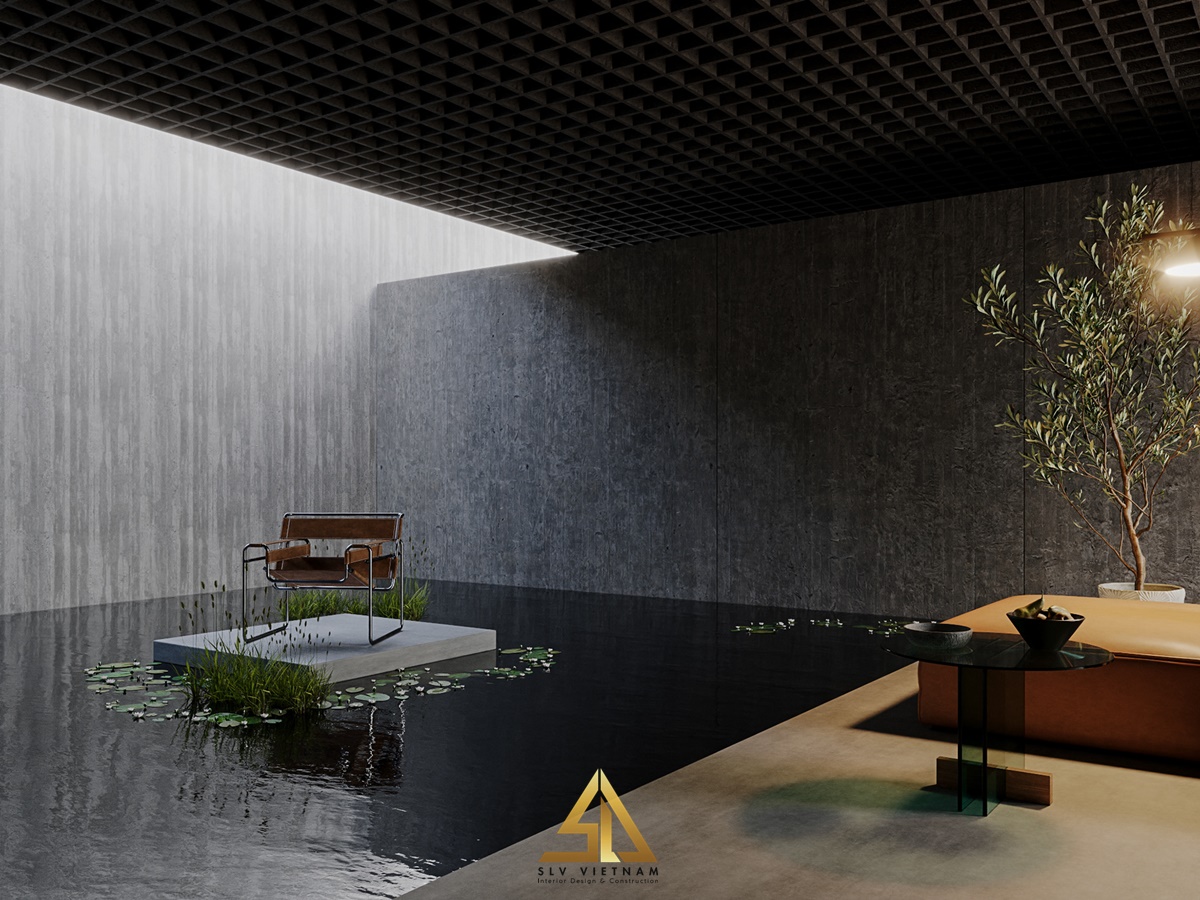 Thiết kế nội thất Brutalism độc đáo (Nguồn ảnh: sưu tầm)