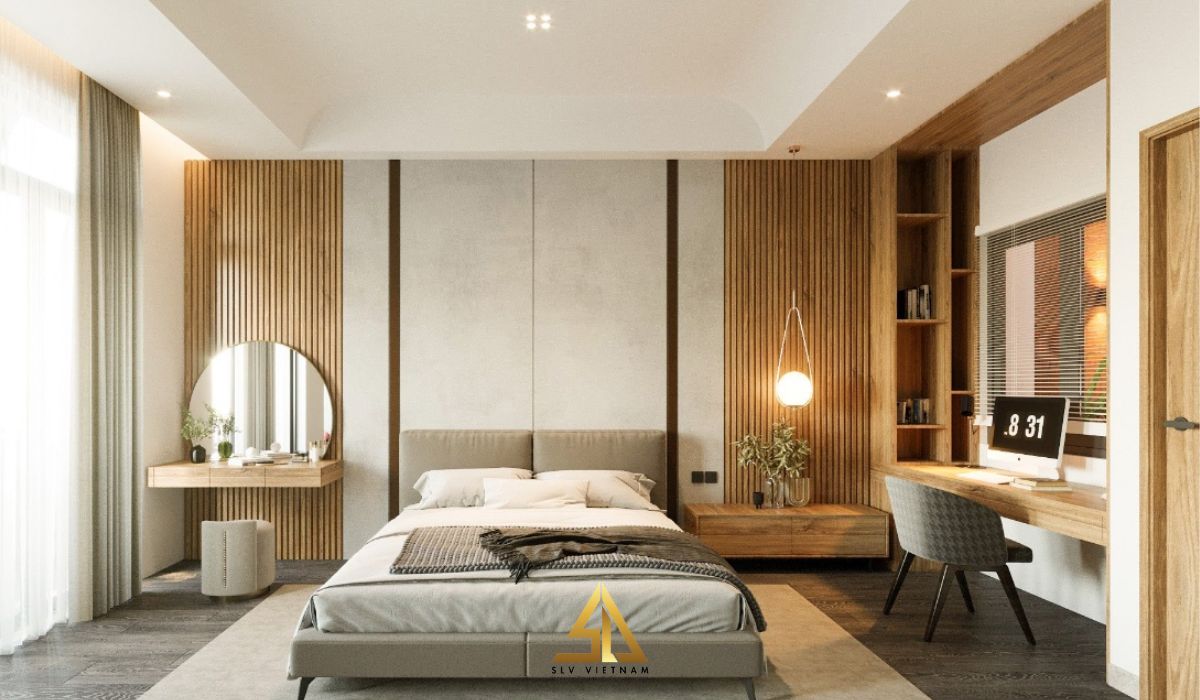 Mẫu phòng ngủ nhà phố 4 tầng 100m2