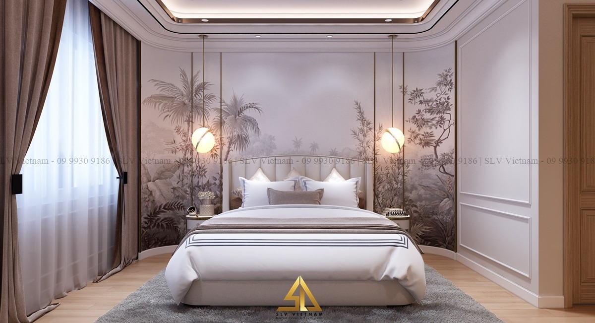 Mẫu phòng ngủ thiết kế Tân cổ điển dự án The Ruby Home