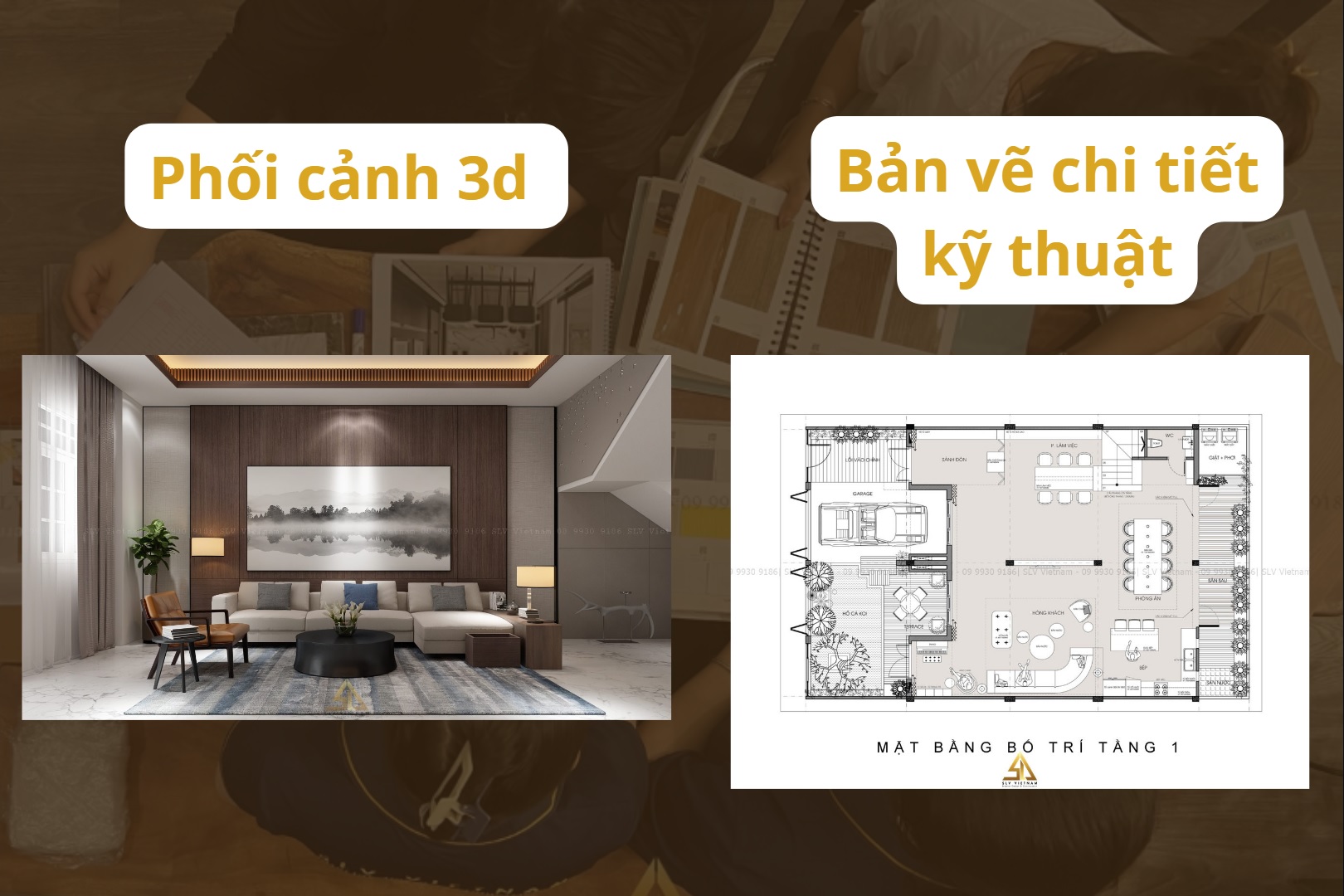 2 Bản vẽ thiết kế mà khách hàng sẽ thường được nhận