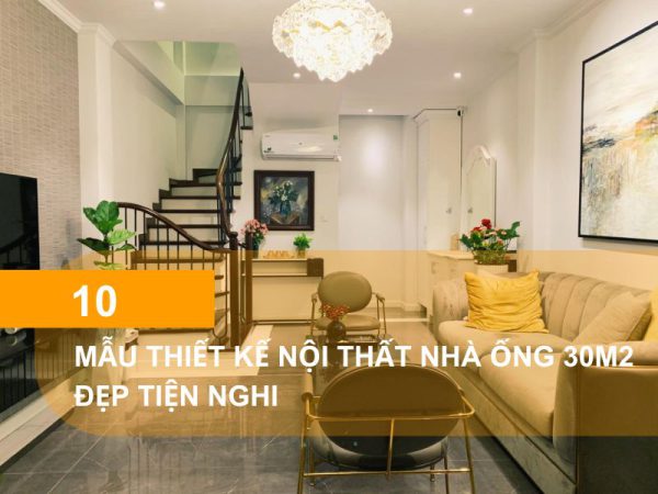 Mẫu thiết kế nhà ống 30m2