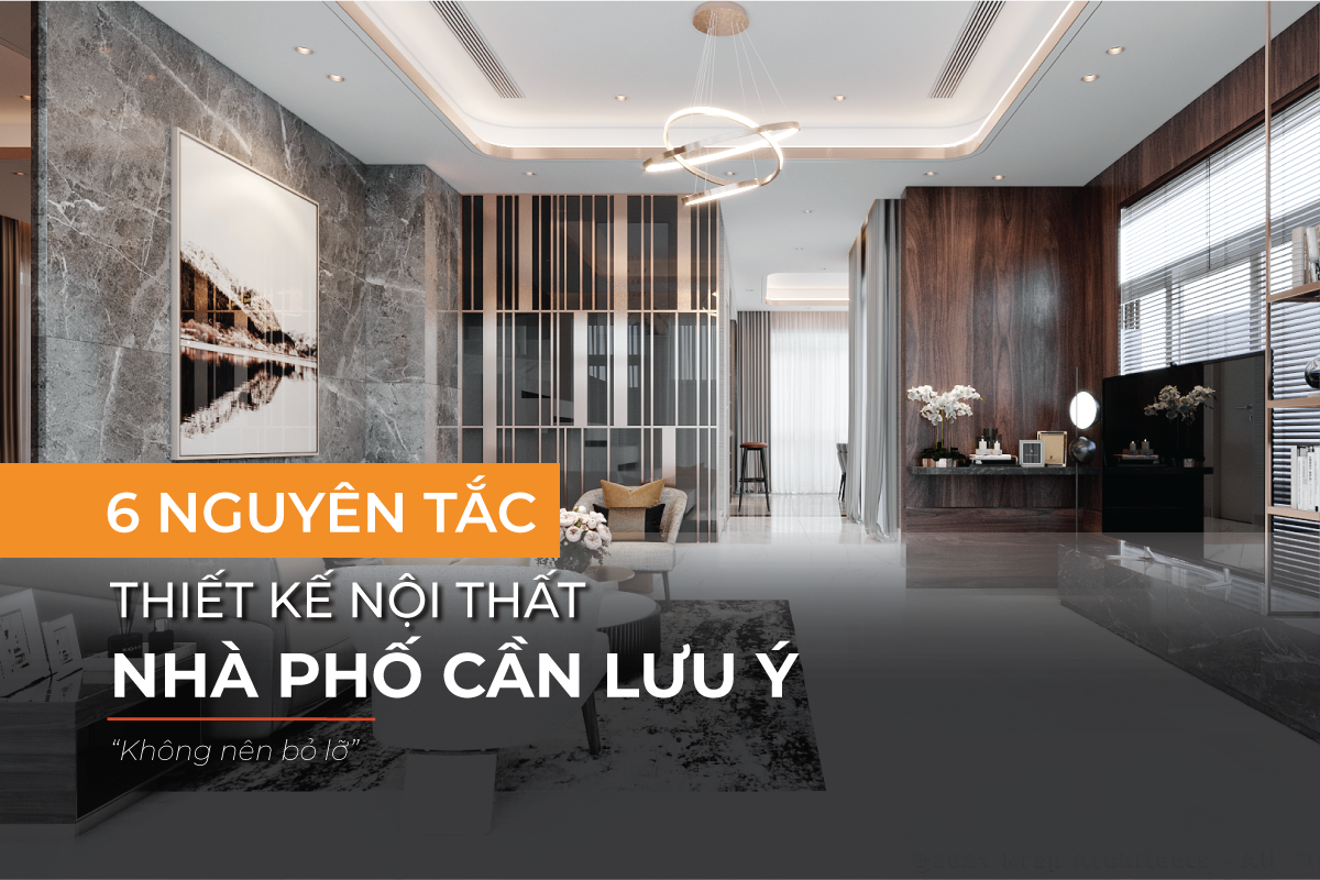 Nguyên tắc thiết kế cầu thang cho nhà phố