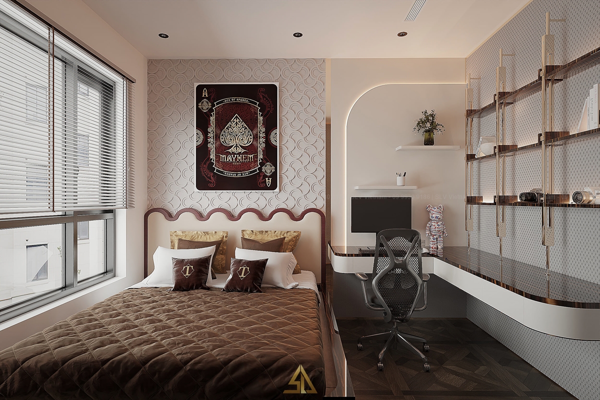 Tiêu chí thiết kế phòng ngủ đẹp mắt (Nguồn ảnh: SLV Vietnam)