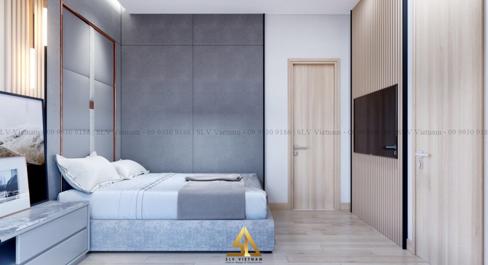 Bố trí nội thất phòng ngủ gọn gàng