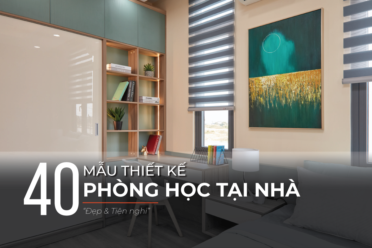 Mẫu thiết kế phòng học tại nhà