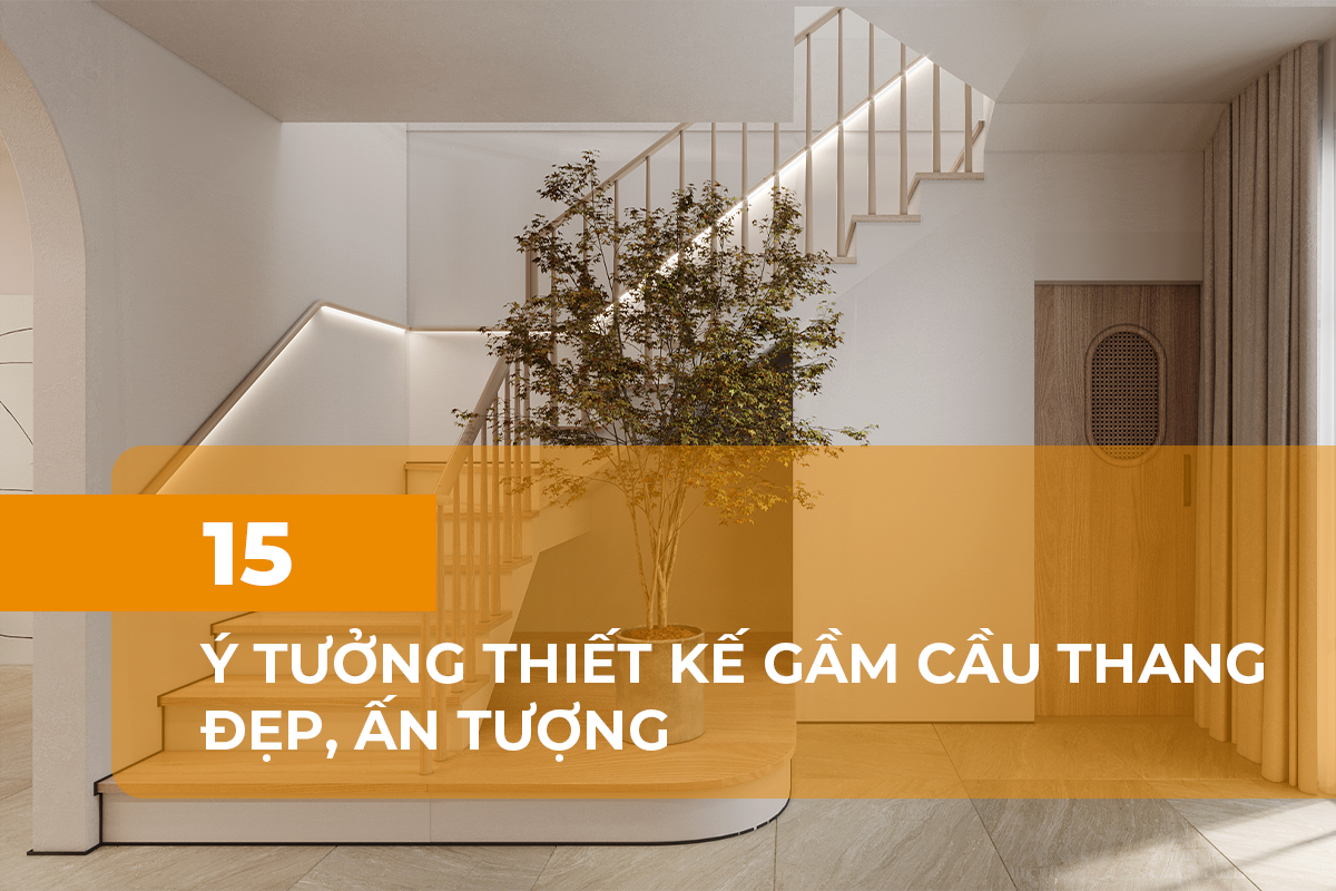 Ý tưởng thiết kế gầm cầu thang đẹp SLV Vietnam