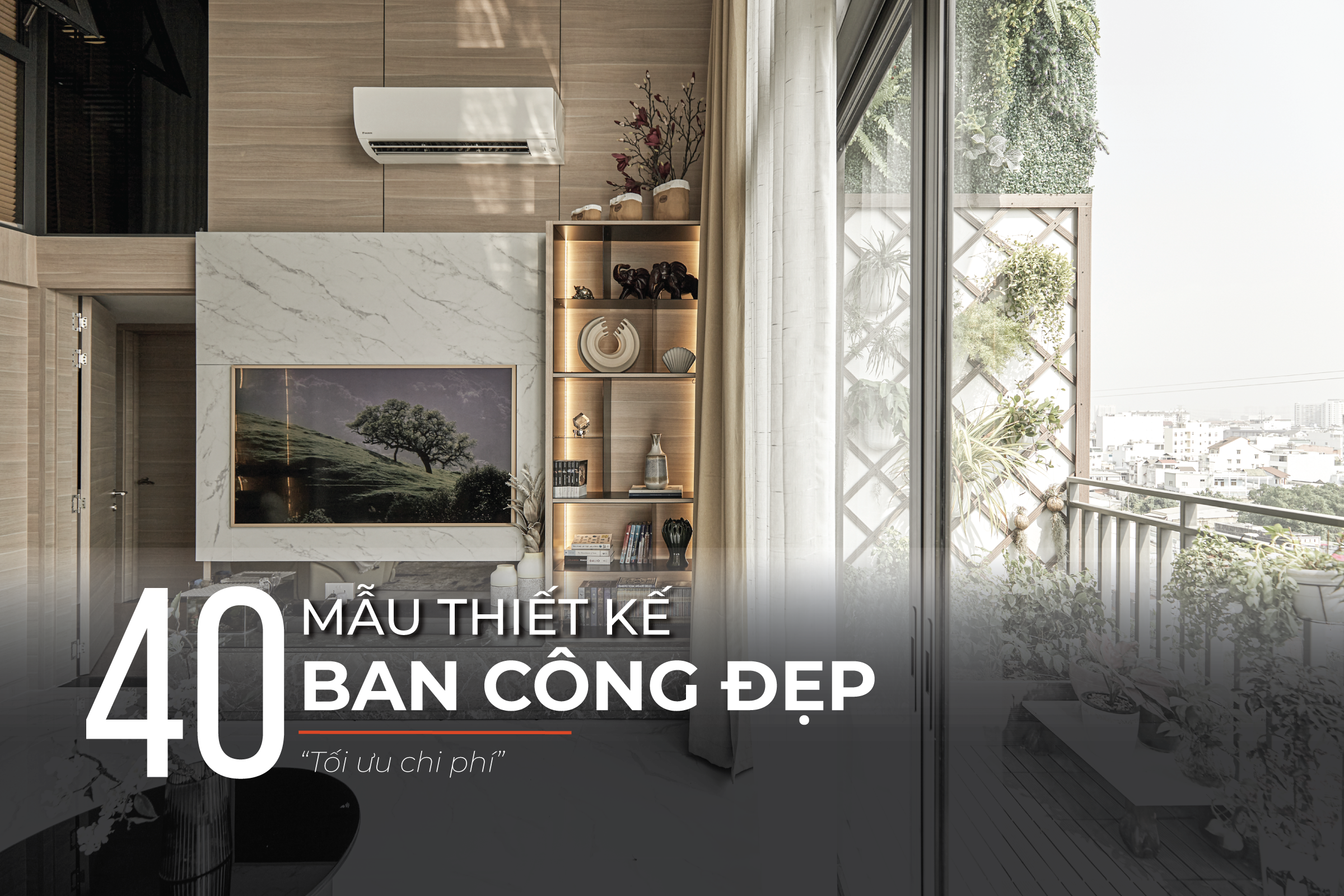 Thiết kế ban công đẹp