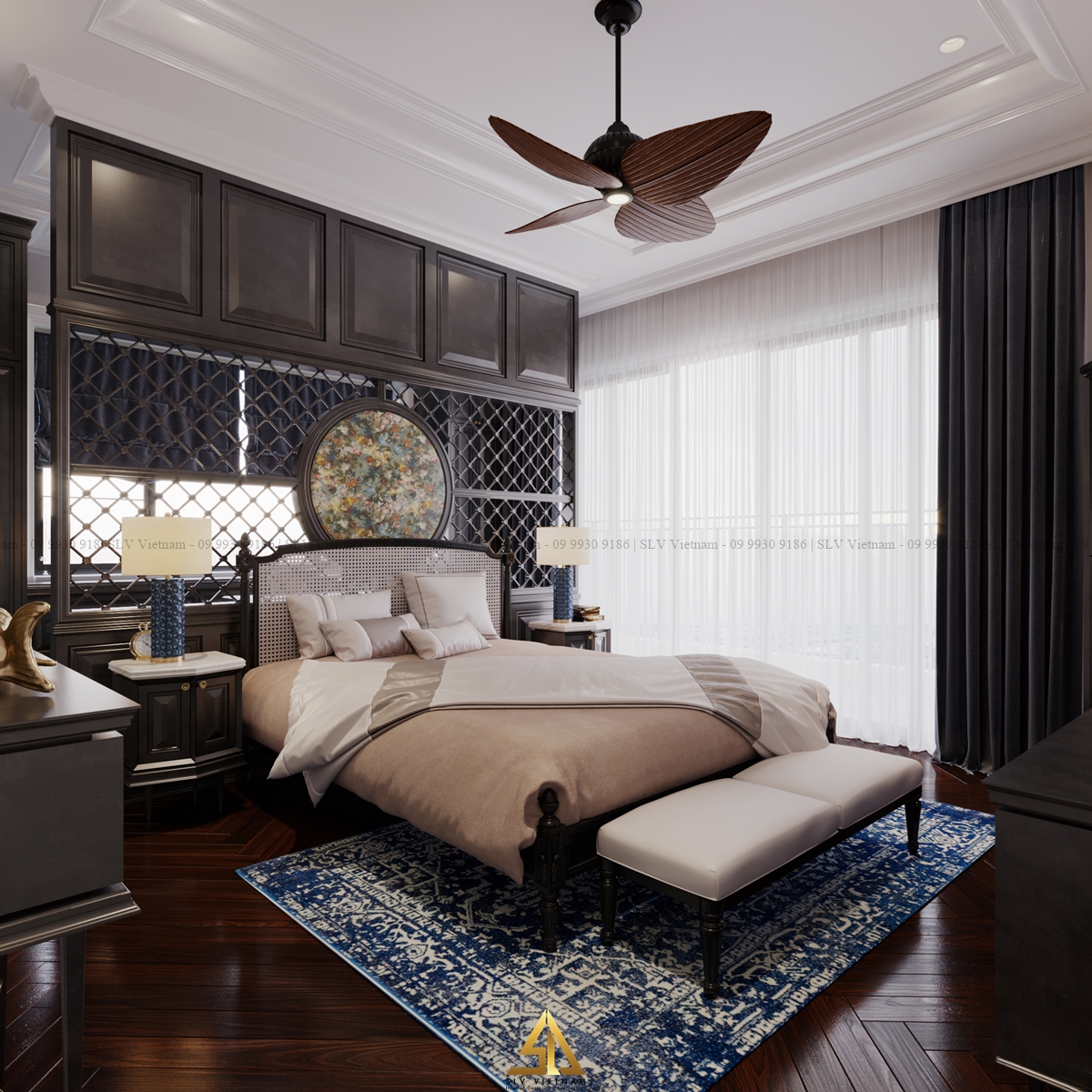 Phòng ngủ master (view 2) SLV Vietnam