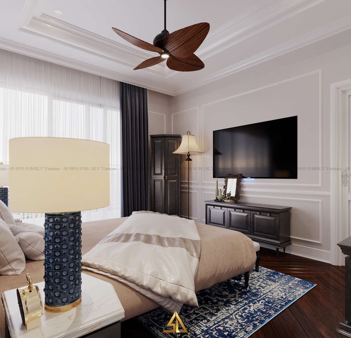Phòng ngủ master (view 4) SLV Vietnam