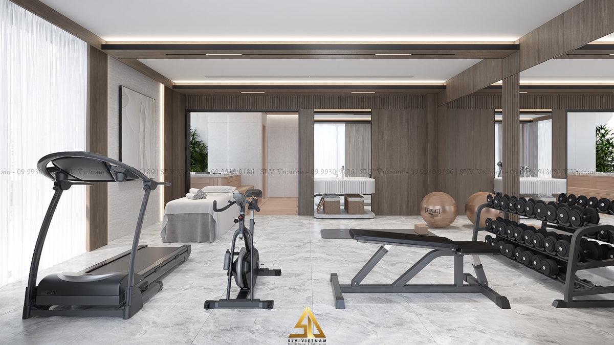 Phòng gym (view 1) Nguồn ảnh: SLV Vietnam
