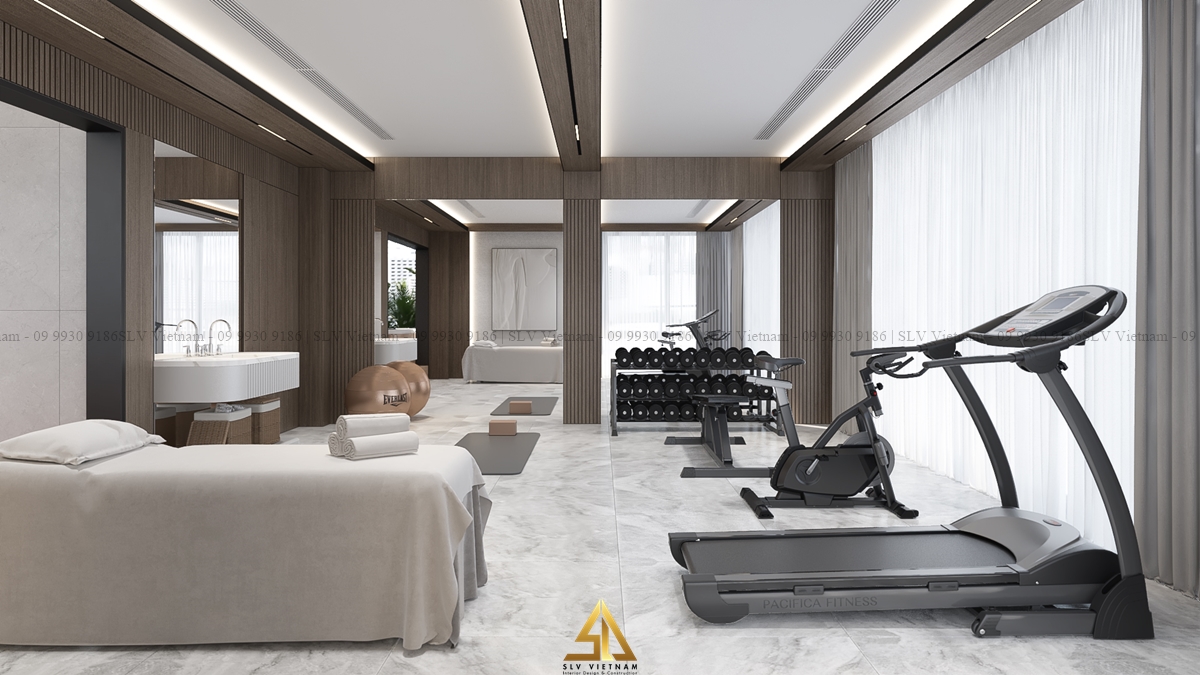 Phòng gym (view 2) Nguồn ảnh: SLV Vietnam