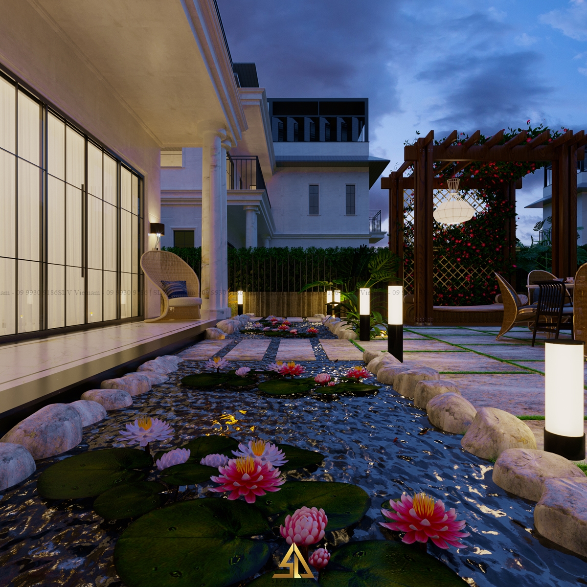 Sân vườn (view 1) SLV Vietnam