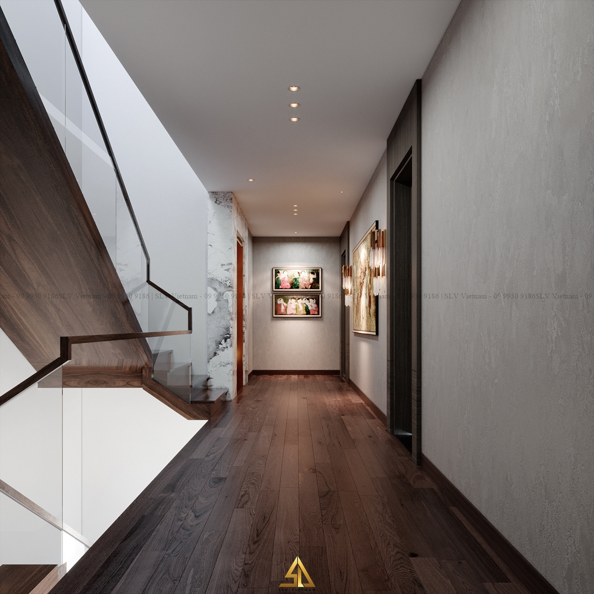 Sảnh thang lầu 2 (view 2) Nguồn ảnh: SLV Vietnam