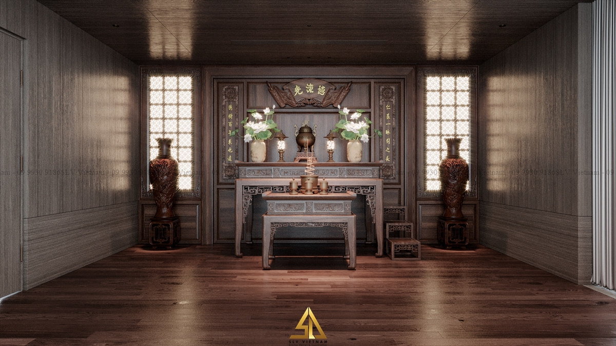 Phòng thờ (view 1) Nguồn ảnh: SLV Vietnam