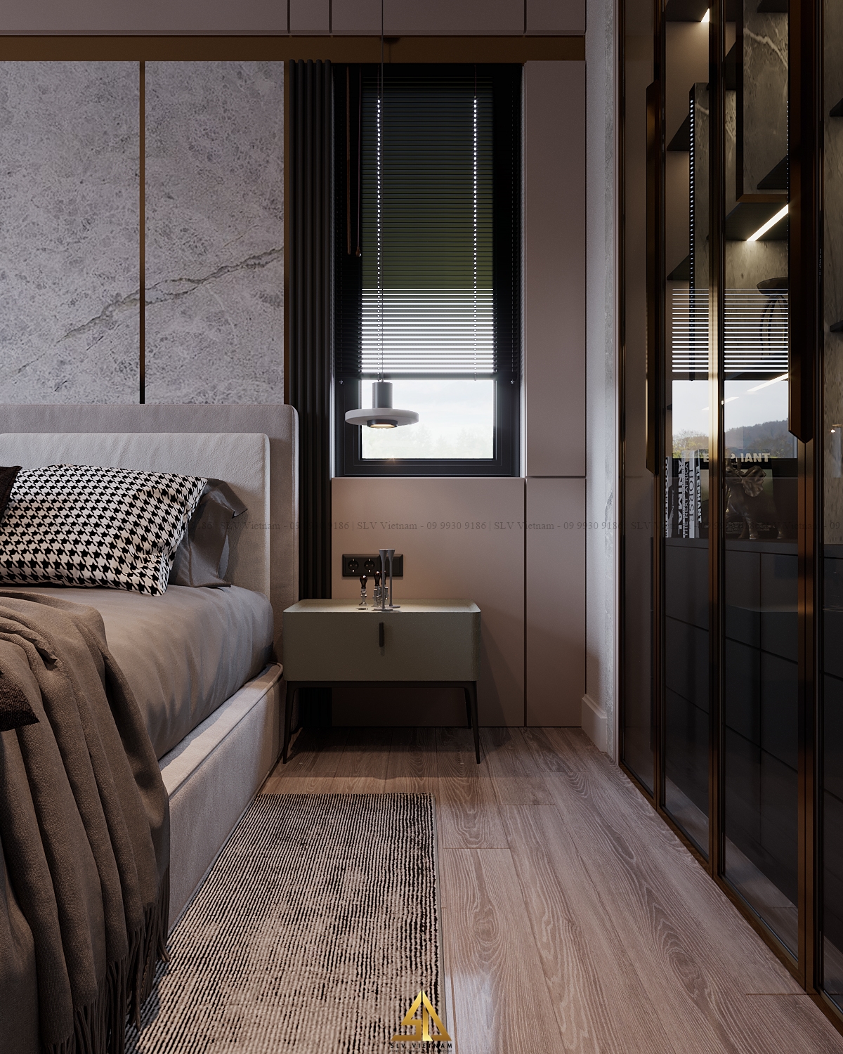 Phòng ngủ master (view 4) SLV Vietnam