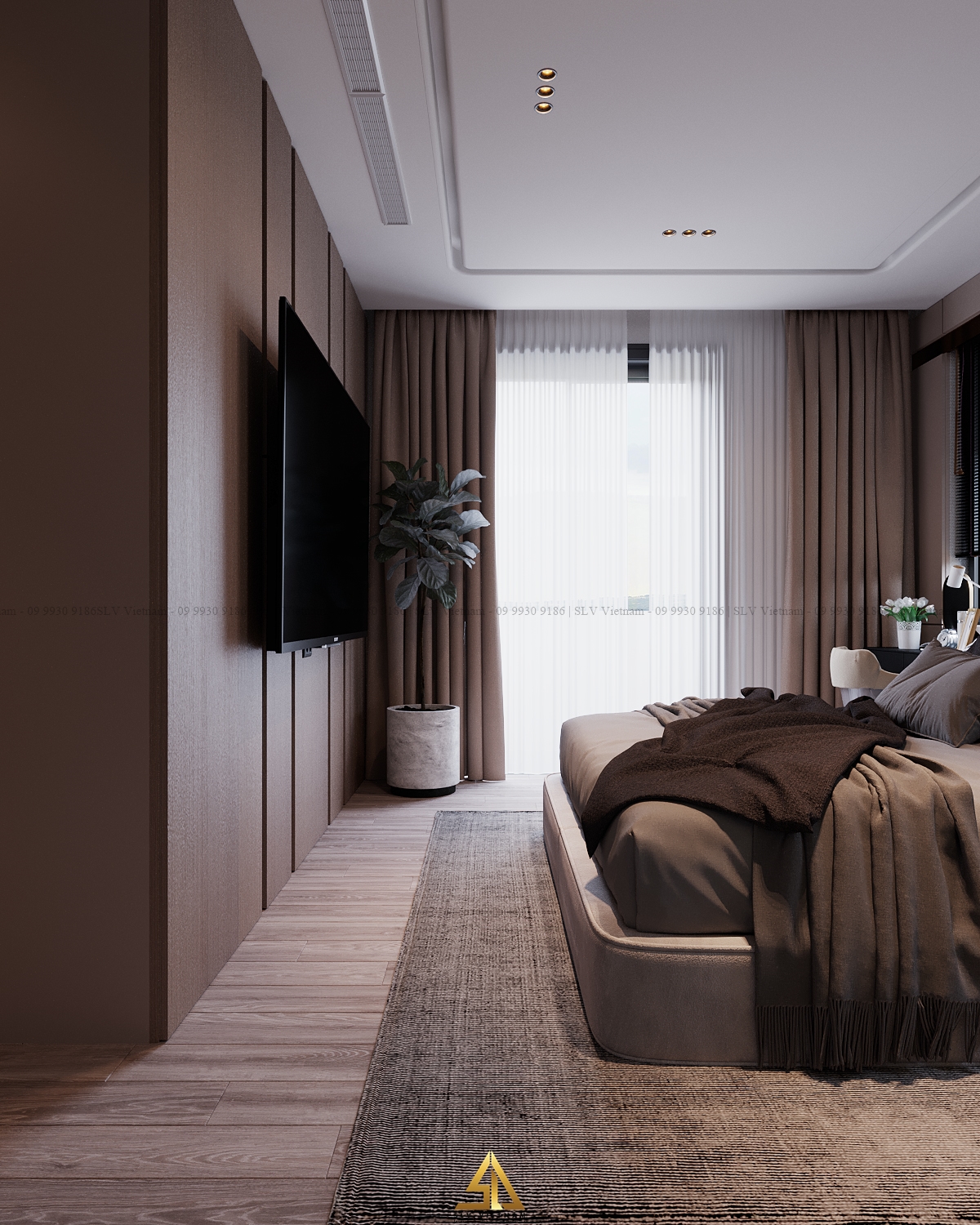 Phòng ngủ master (view 5) SLV Vietnam