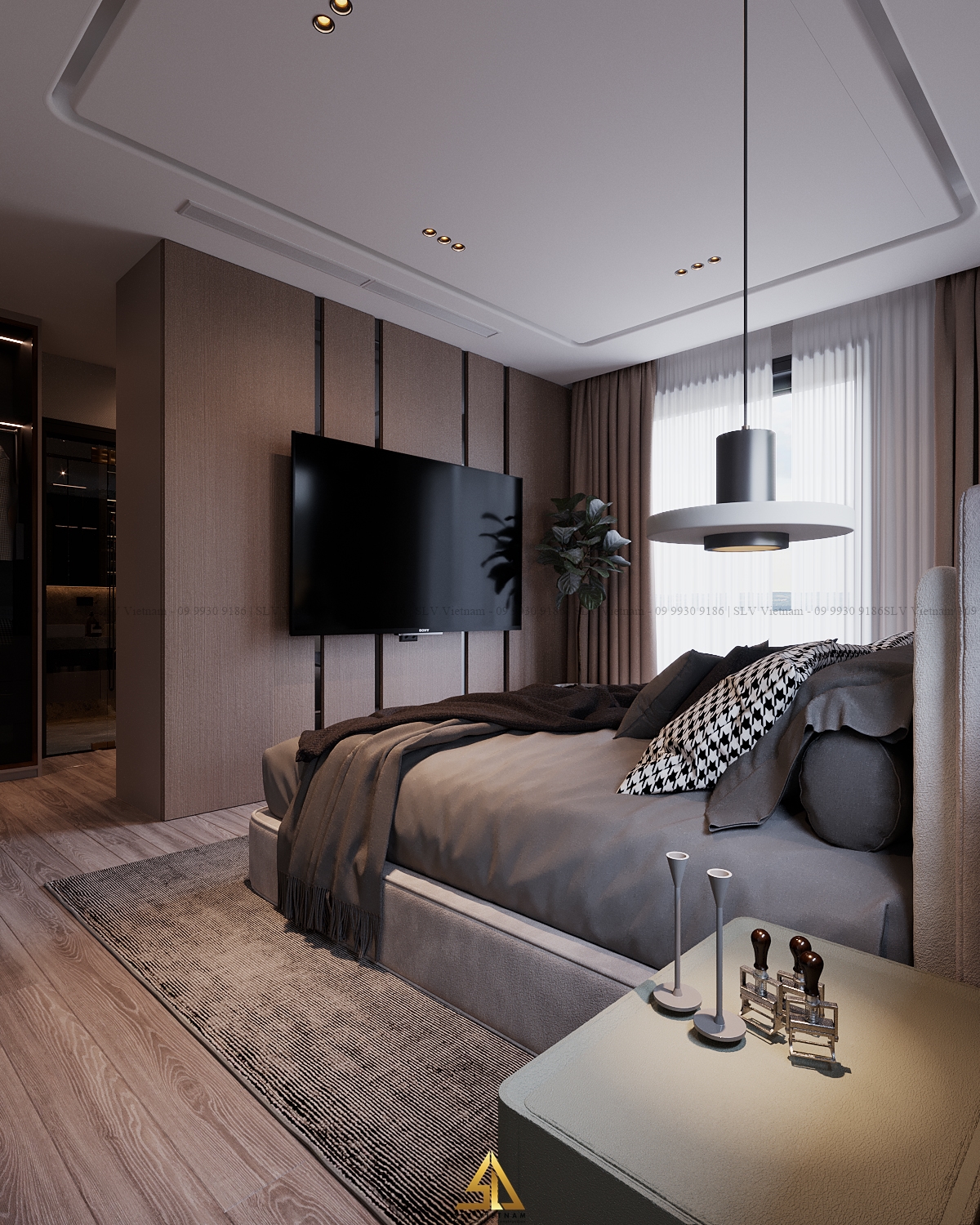Phòng ngủ master (view 6) SLV Vietnam