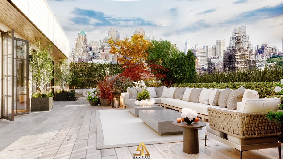 Sân thượng (view 2) Nguồn ảnh: SLV Vietnam