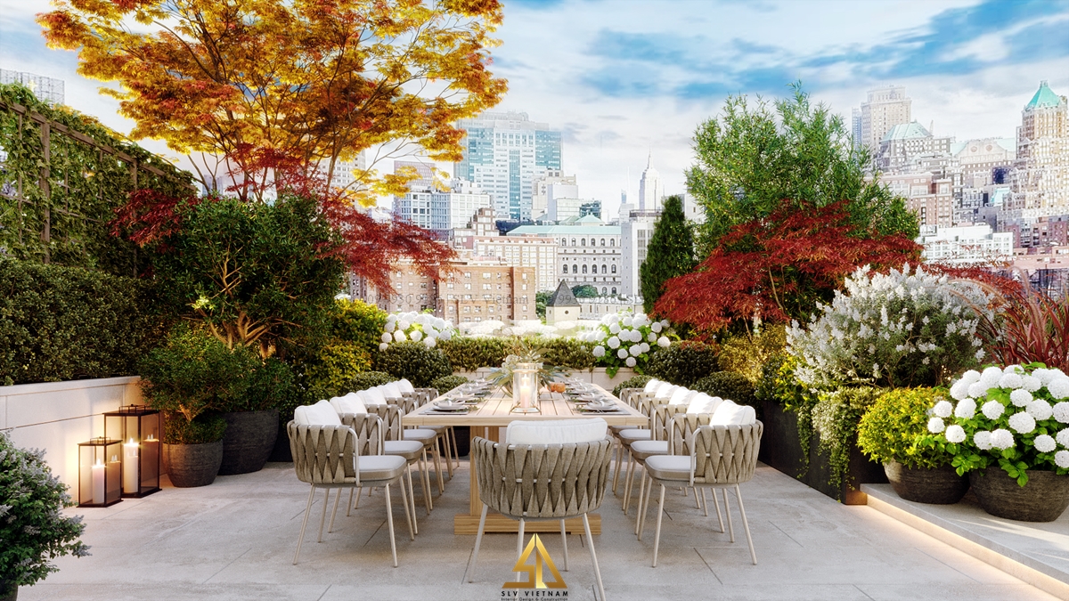 Sân thượng (view 3) Nguồn ảnh: SLV Vietnam