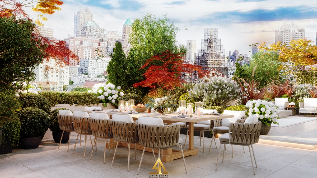 Sân thượng (view 4) Nguồn ảnh: SLV Vietnam