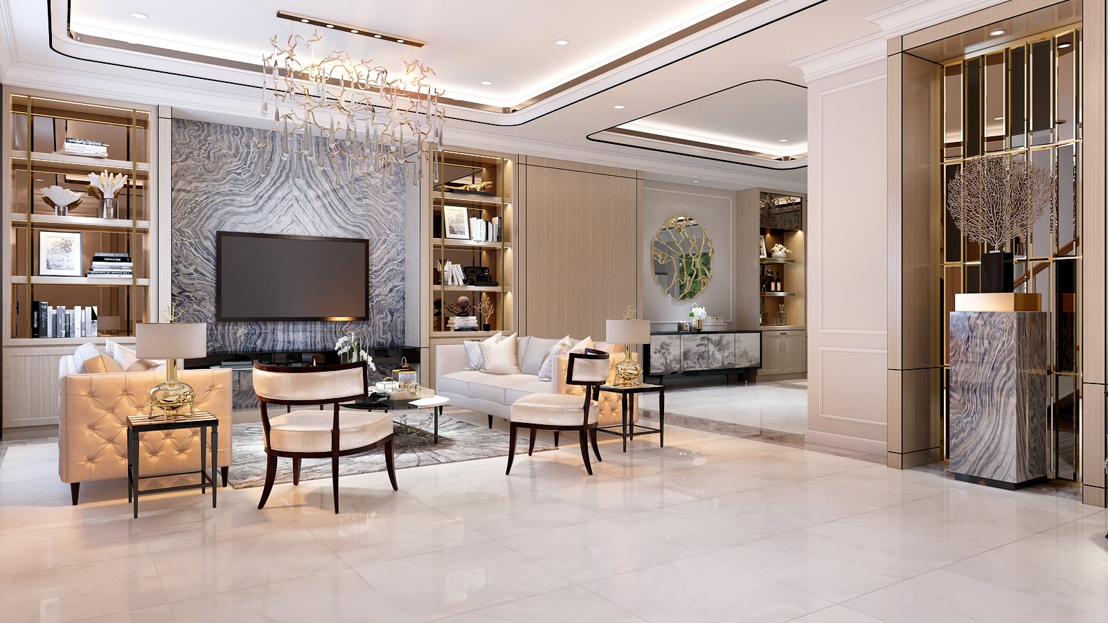  Phòng khách (Nguồn ảnh: SLV Vietnam)