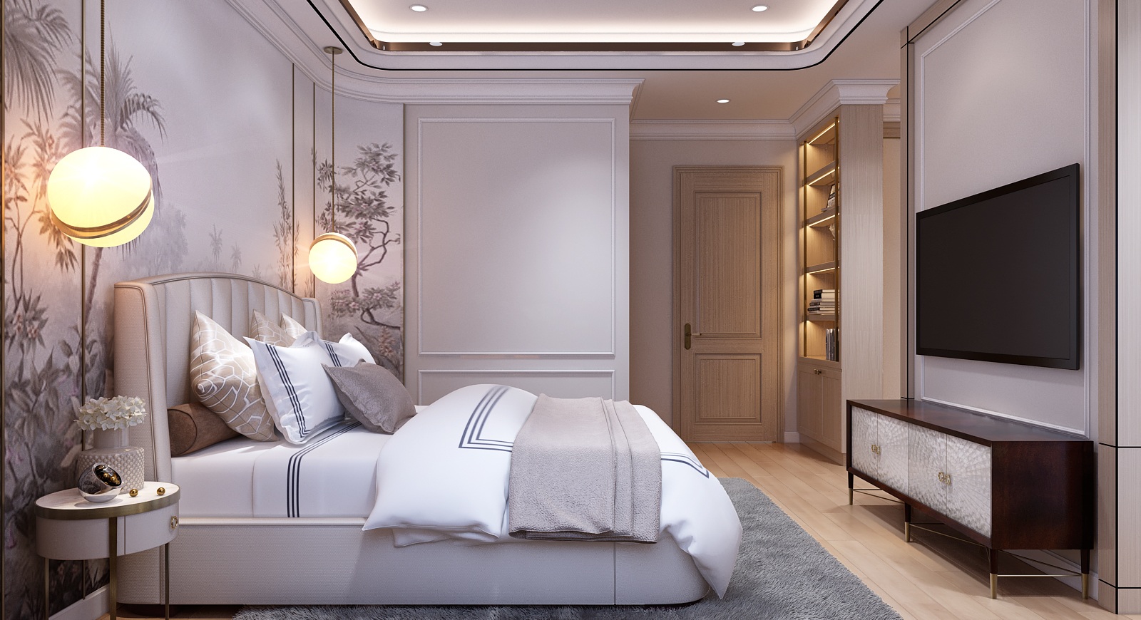 Phòng ngủ master (view 2) (Nguồn ảnh: SLV Vietnam)