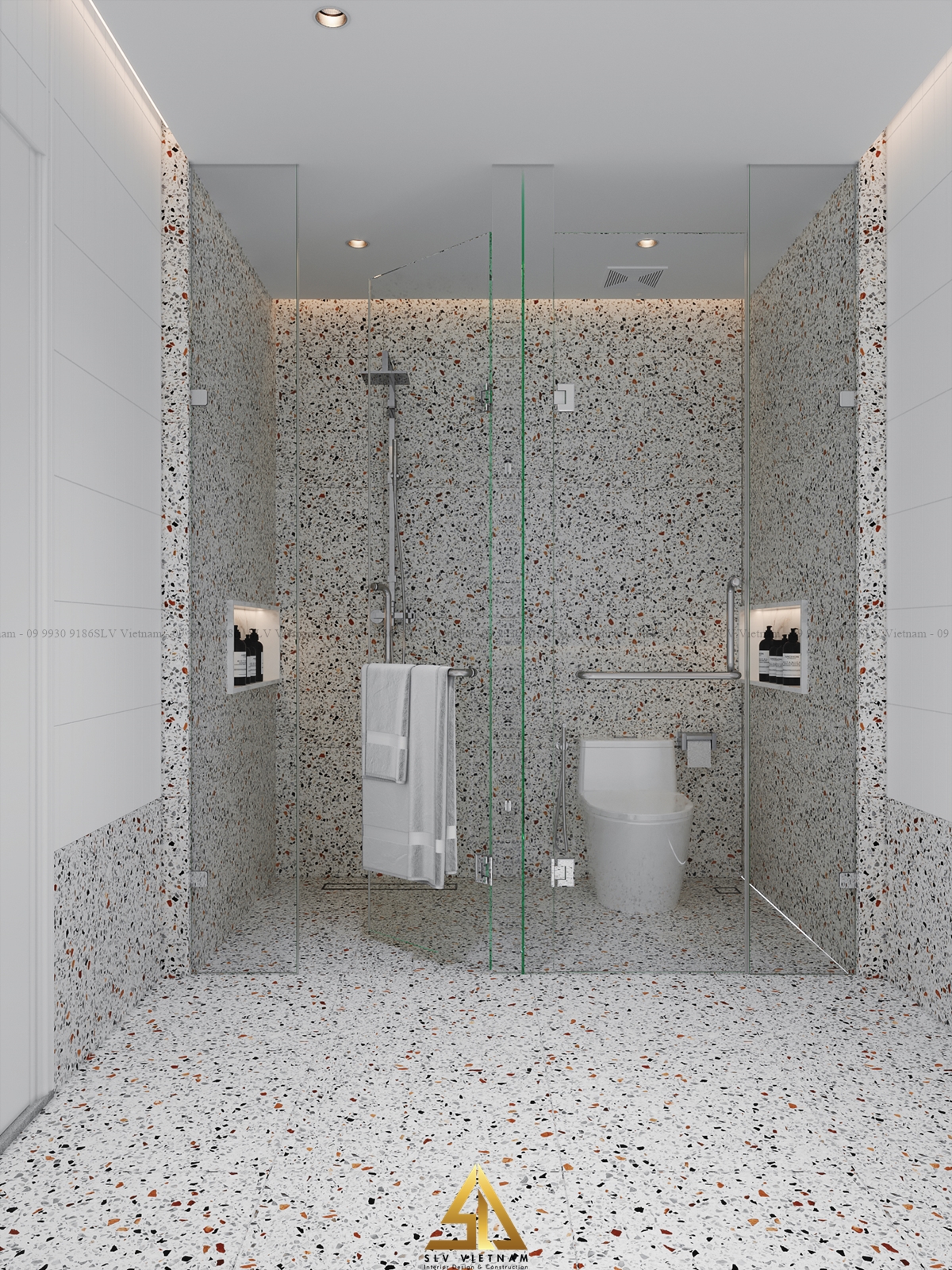 Nhà vệ sinh phòng ngủ con (view 3) SLV Vietnam