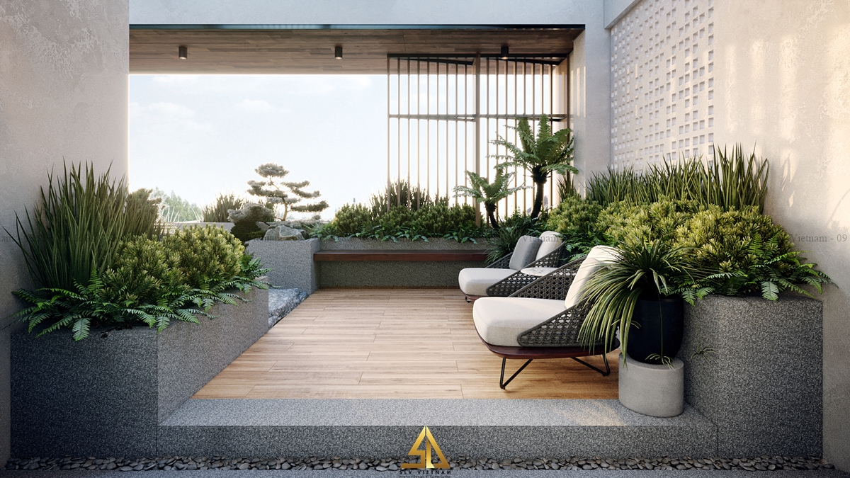 Sân thượng (view 4) SLV Vietnam