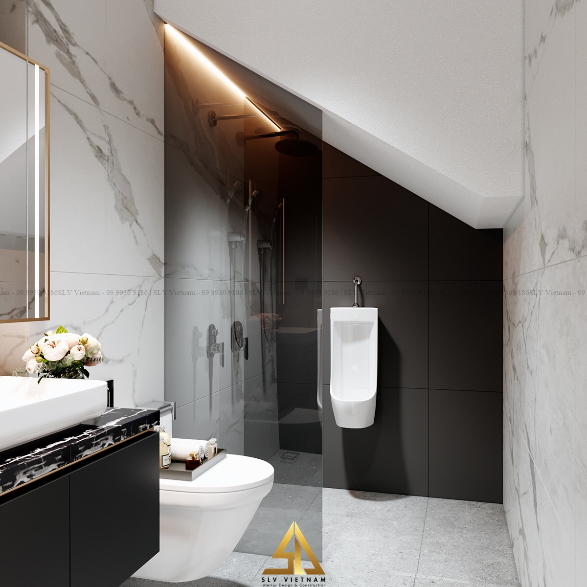 Phòng vệ sinh tầng hầm (view 1) SLV Vietnam
