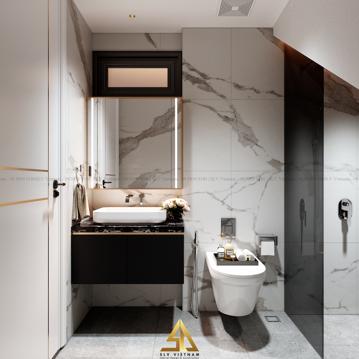 Phòng vệ sinh tầng hầm (view 2) SLV Vietnam