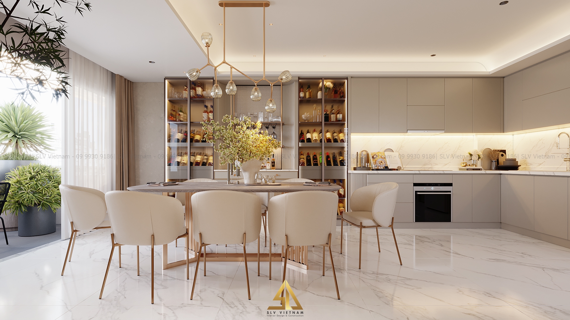 Phòng bếp (view 1) SLV Vietnam