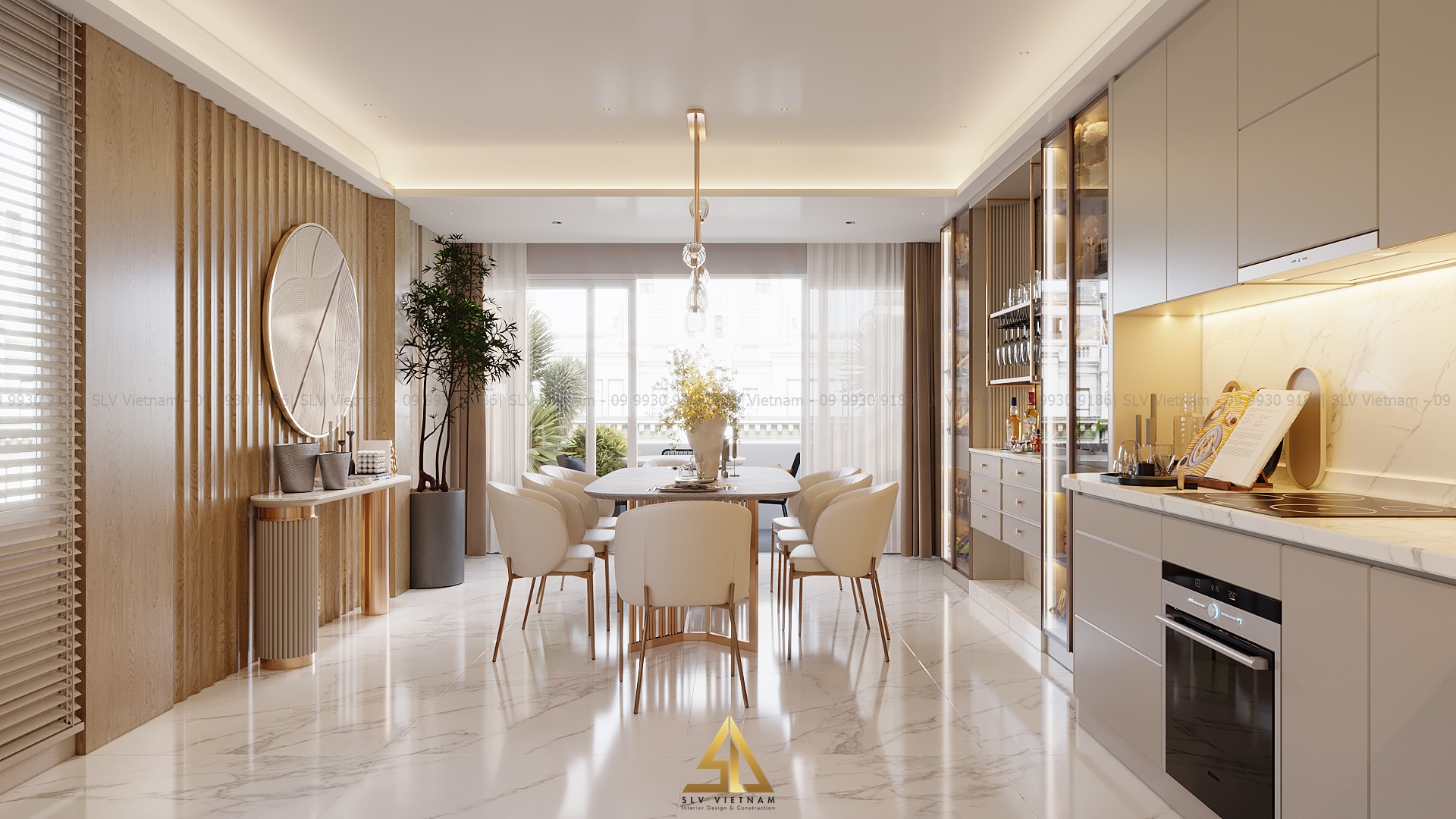 Phòng bếp (view 2) SLV Vietnam